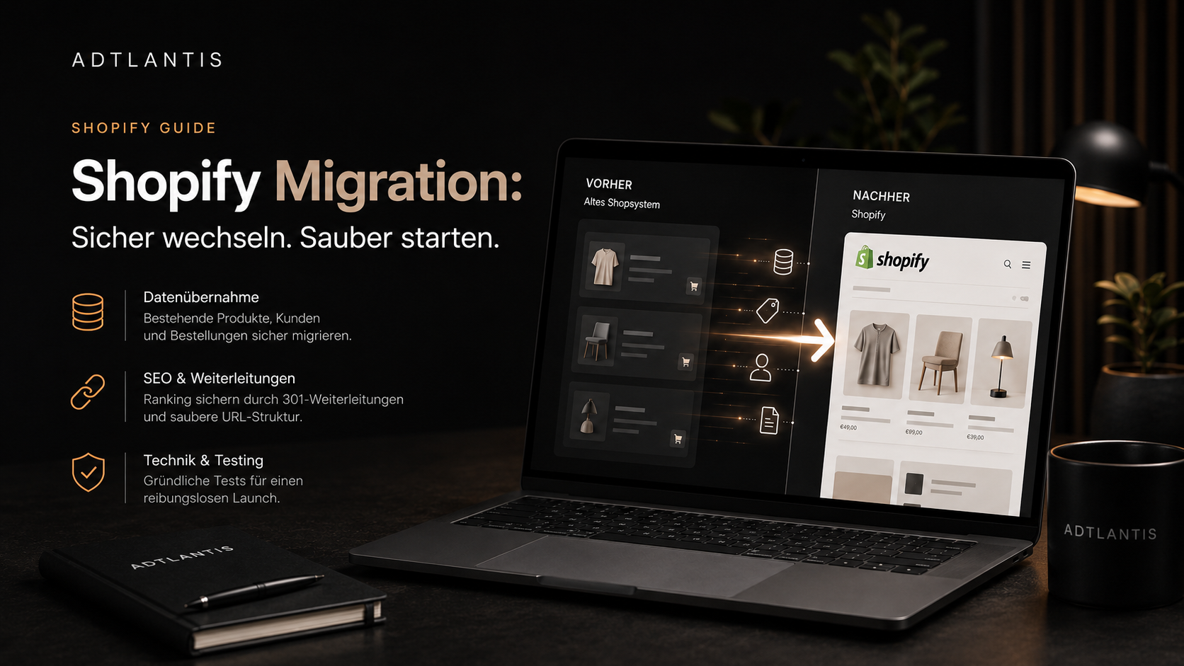Shopify Migration: Wie du sicher zu Shopify wechselst, ohne SEO, Daten oder Umsatz zu riskieren