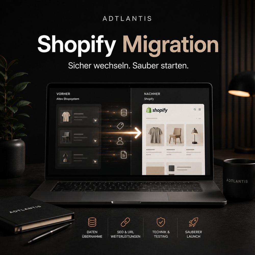 Shopify Migration: Wie du sicher zu Shopify wechselst, ohne SEO, Daten oder Umsatz zu riskieren